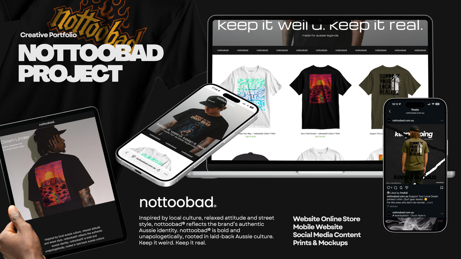 Nottoobad project page from the Antonio Jansen portfolio